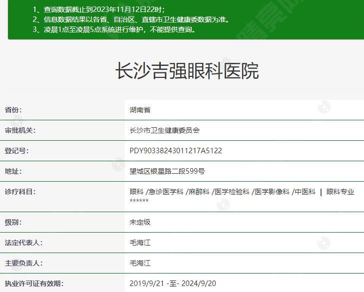 长沙吉强眼科医院