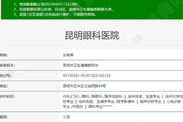 昆明眼科医院怎么样? 据说他家医生经验丰富口碑好