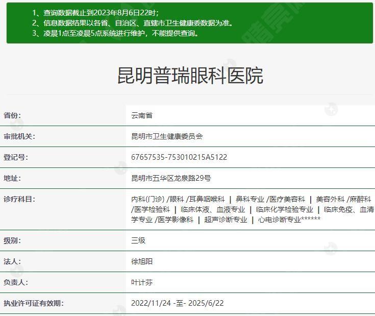 昆明普瑞眼科医院怎么样？ 本地人都说收费不贵且正规