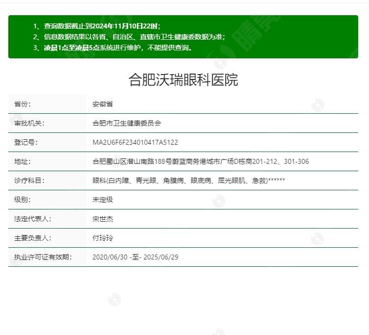 安徽合肥沃瑞眼科医院口碑怎么样 正规的眼科医院收费还不贵附详细地址