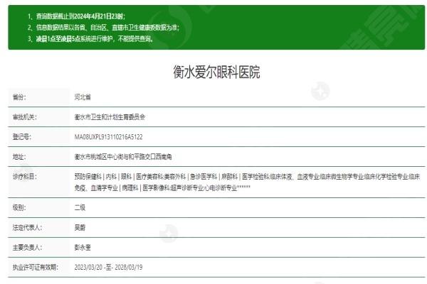 衡水爱尔眼科医院是正规医院吗？现代化眼科资质靠谱近视矫正也不贵